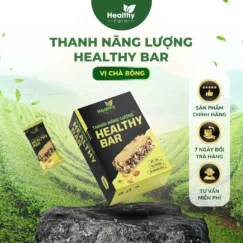 Chính hãng] Thanh Năng Lượng Healthy Bar Vị Chà Bông, Bánh Ăn Kiêng, Giảm Cân, Hộp 12 Thanh - lanhealthy food
